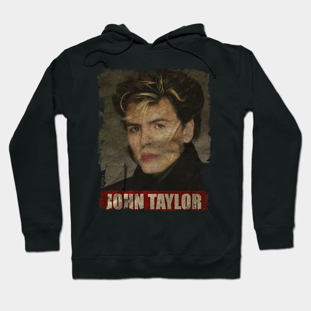 TEXTURE ART-John Taylor - RETRO STYLE 1 Hoodie by ZiziVintage